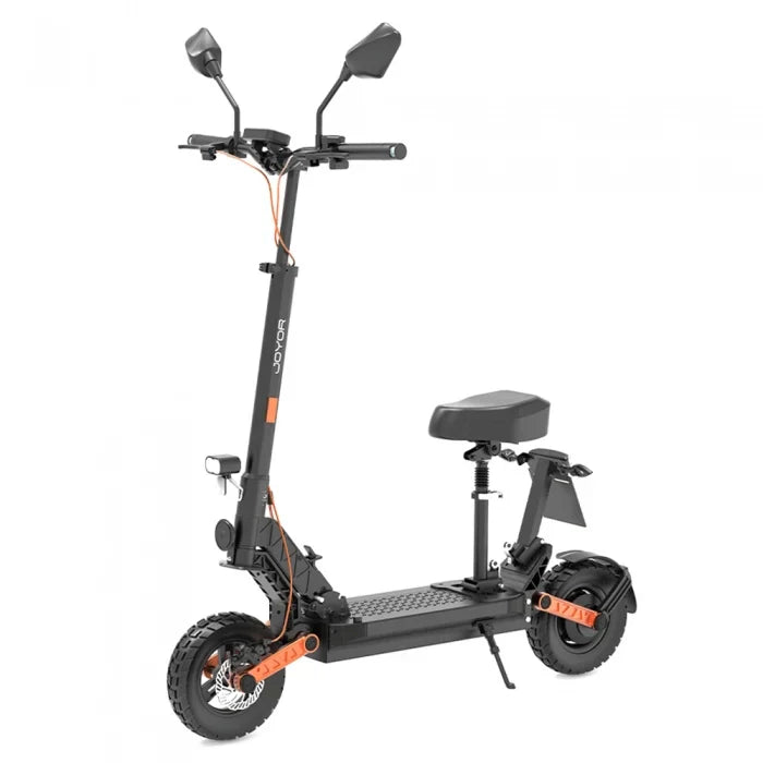 Składana hulajnoga elektryczna JOYOR S8E, silnik 800W, bateria 48V 26AH, opony 10-calowe, 45km/h, 80km, wyświetlacz NFC - Czarny
